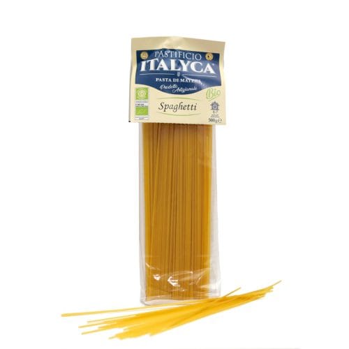 SPAGHETTI PASTA ARTIGIANALE BIOLOGICA 100% ITALIA 500g